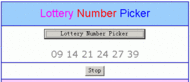 Lottery Number Picker screenshot